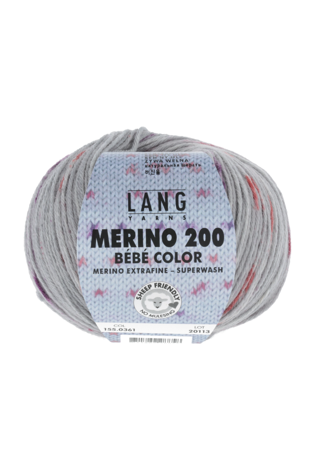 Merino 200 bebe color Lang Yarns