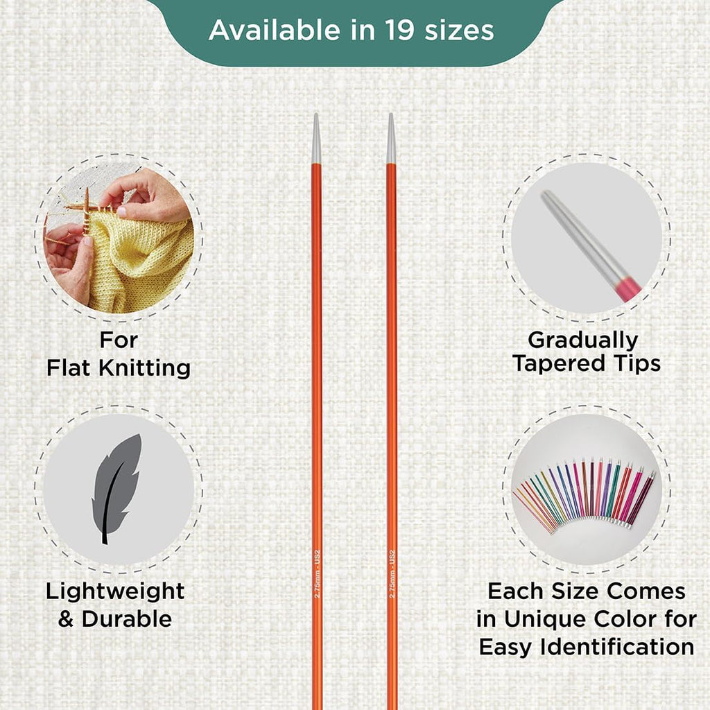 Agujas largas rectas Knitpro