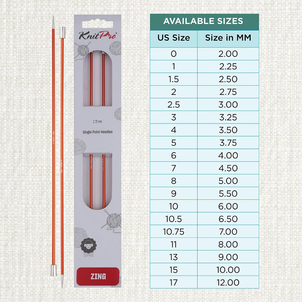 Agujas largas rectas Knitpro